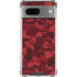 Red Street Camo Google Pixel 7a Clear Case